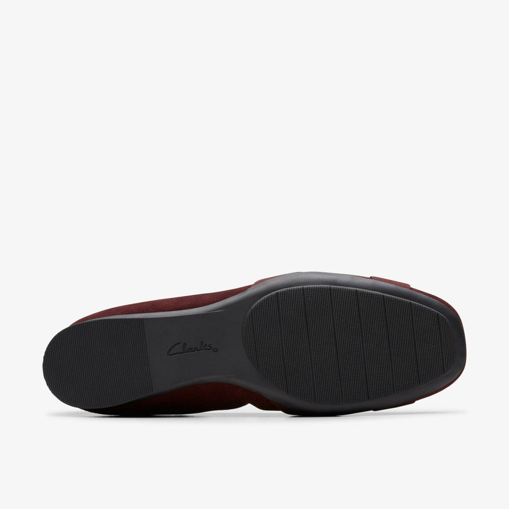 Jazmynn Gem Merlot Suede