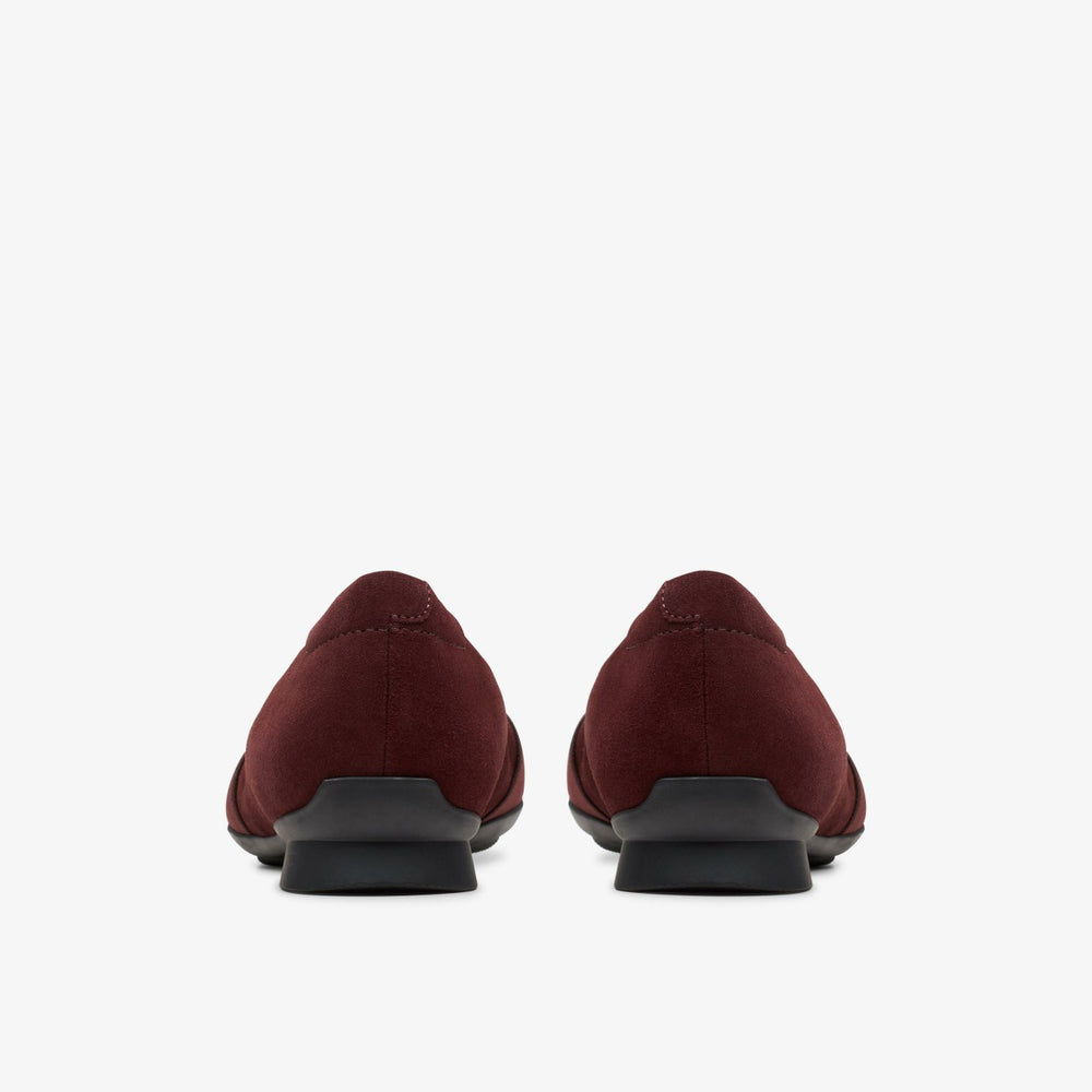 Jazmynn Gem Merlot Suede