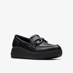 Zylah Top Black Leather