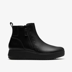 Zylah Willow Black Leather