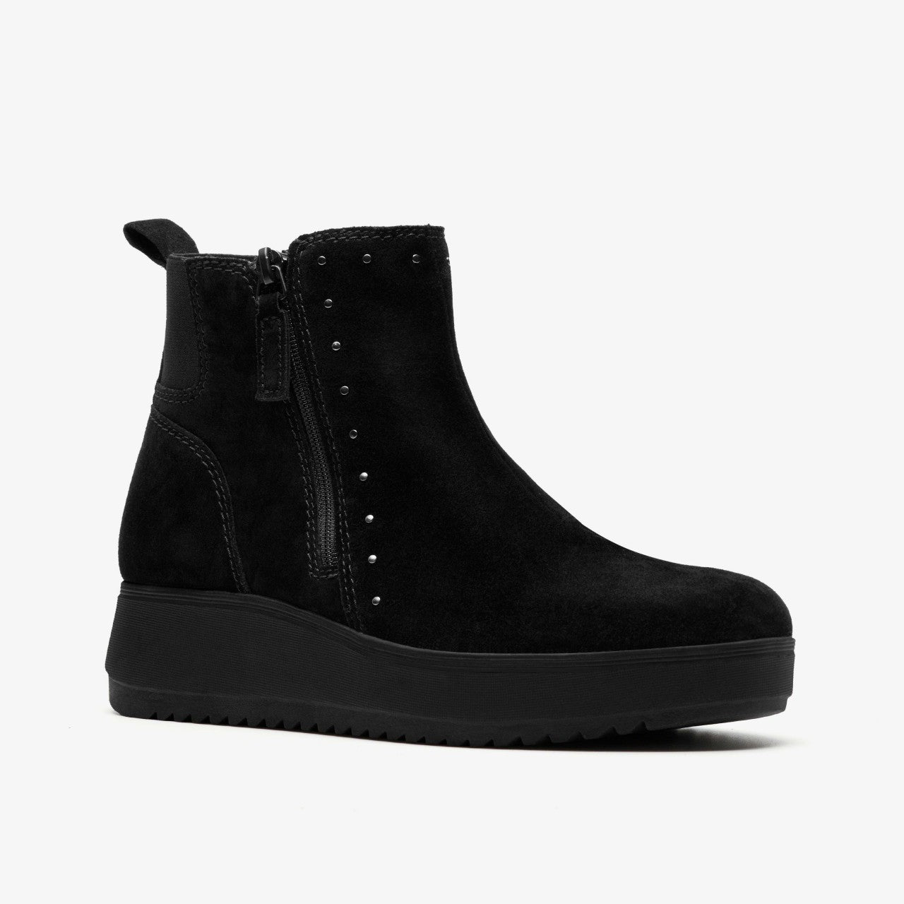 Zylah Willow Black Suede