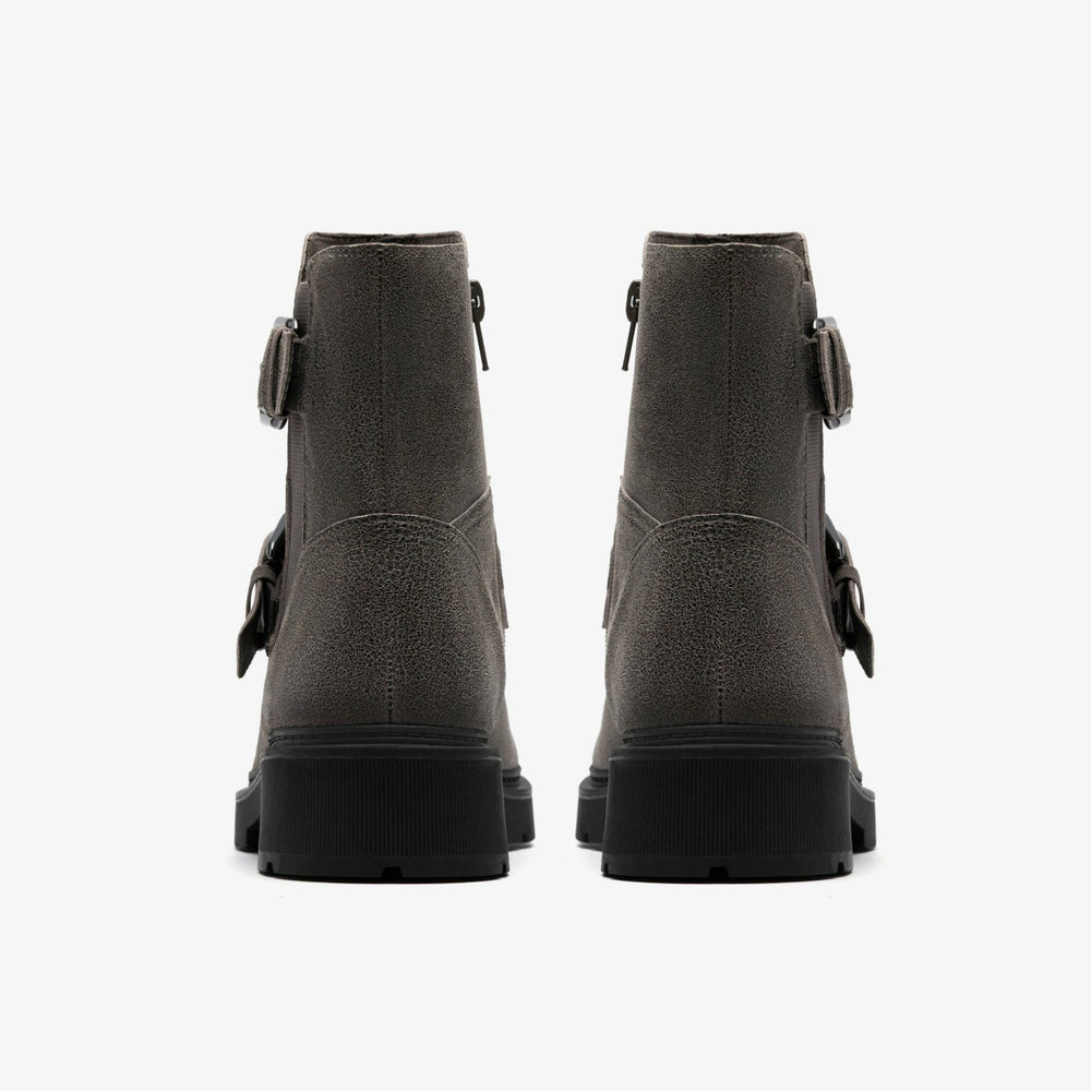 Lauryl Bay Dark Grey Leather