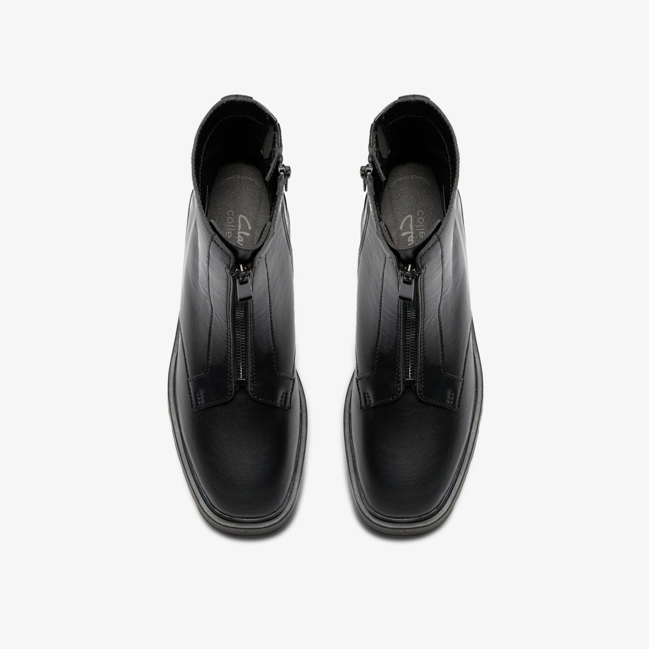 Lauryl Zip Black Leather