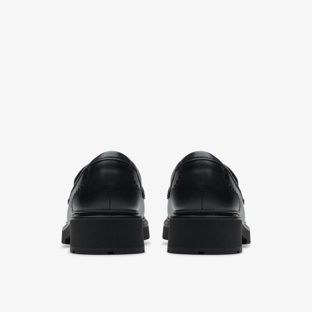 Lauryl Tassel Black Leather