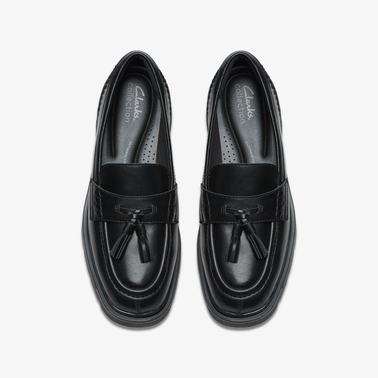 Lauryl Tassel Black Leather