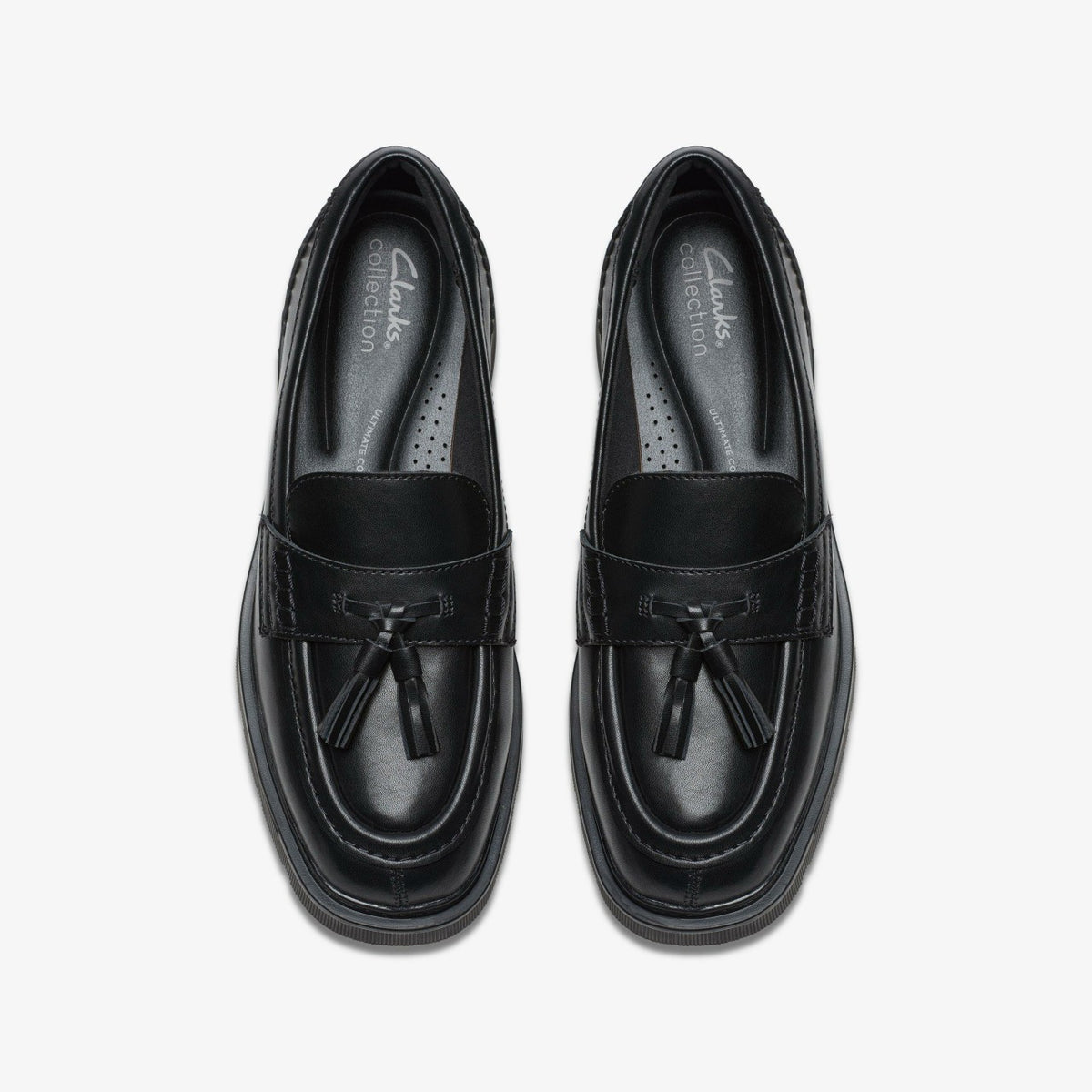 Lauryl Tassel Black Leather