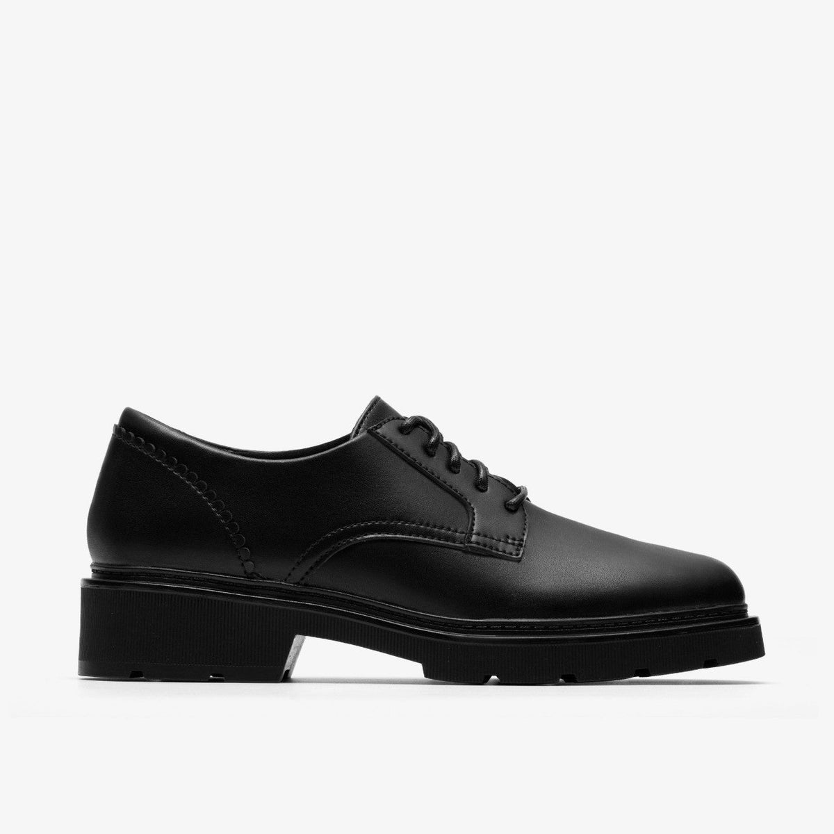 Lauryl Lace Black Leather