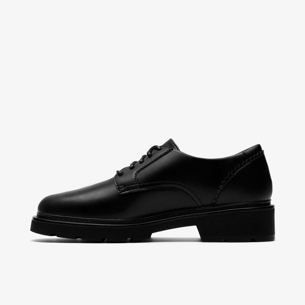 Lauryl Lace Black Leather