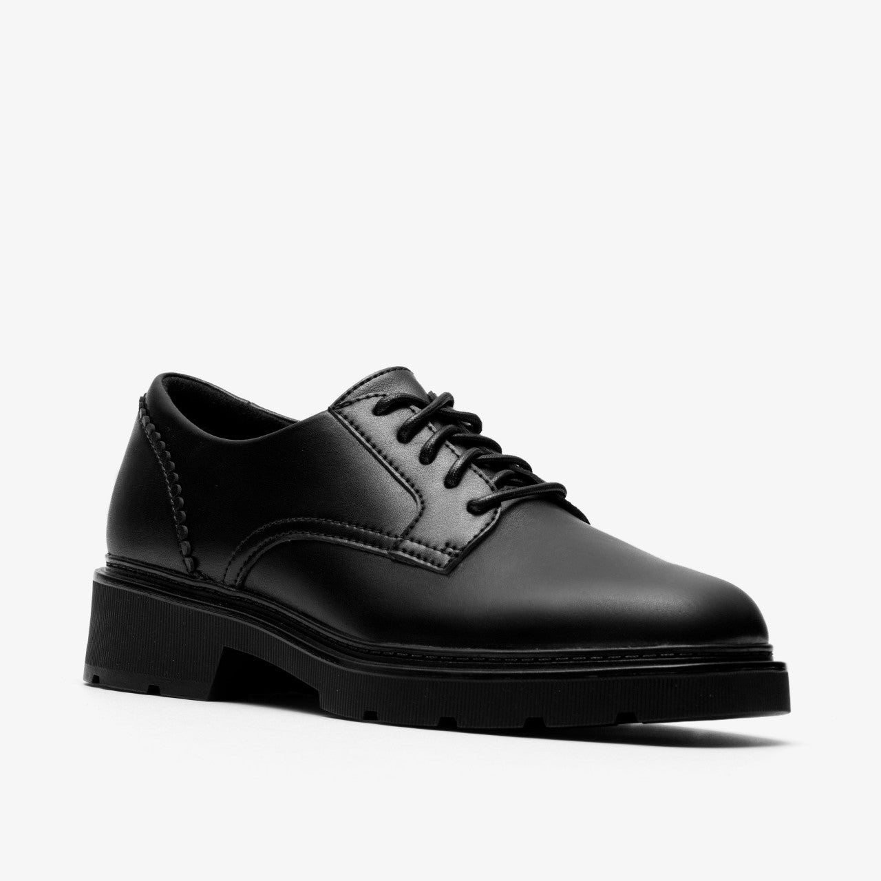 Lauryl Lace Black Leather