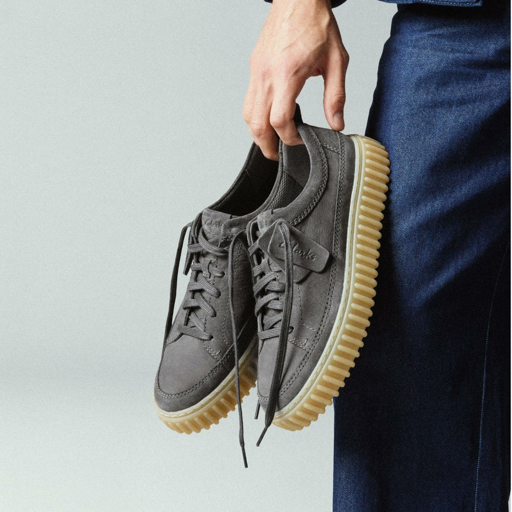 Torhill Lace Dark Grey Nubuck