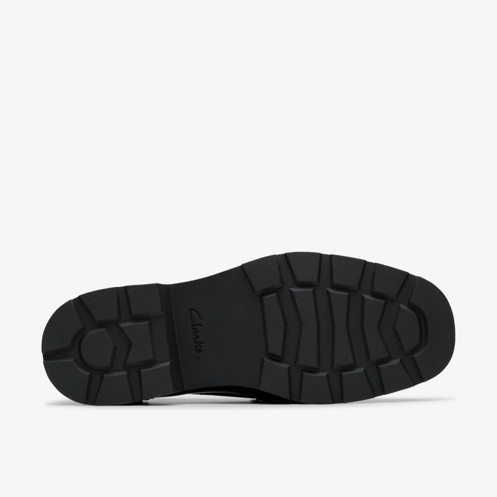 Lauryl Tassel Black Patent