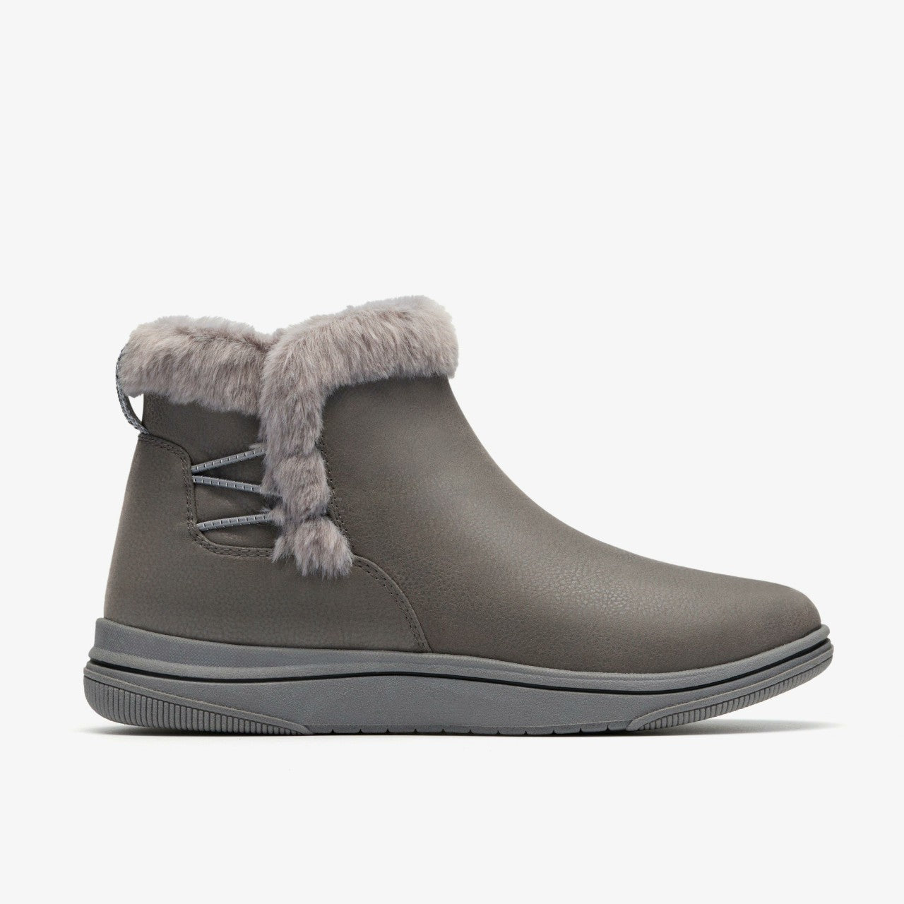 Brinkley Fur Dark Grey Combination