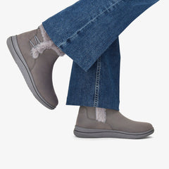 Brinkley Fur Dark Grey Combination