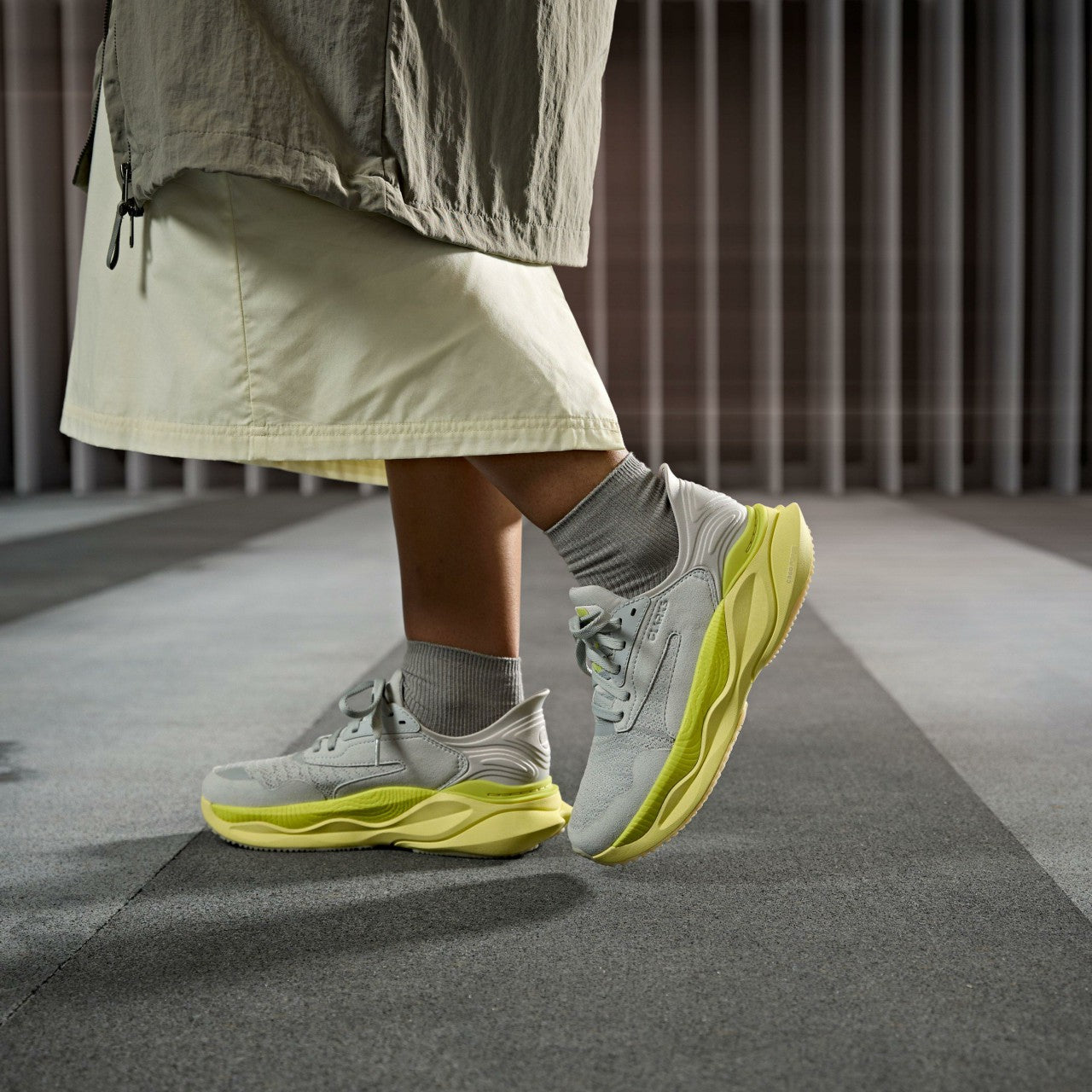 Clarks Pace Lime Combination