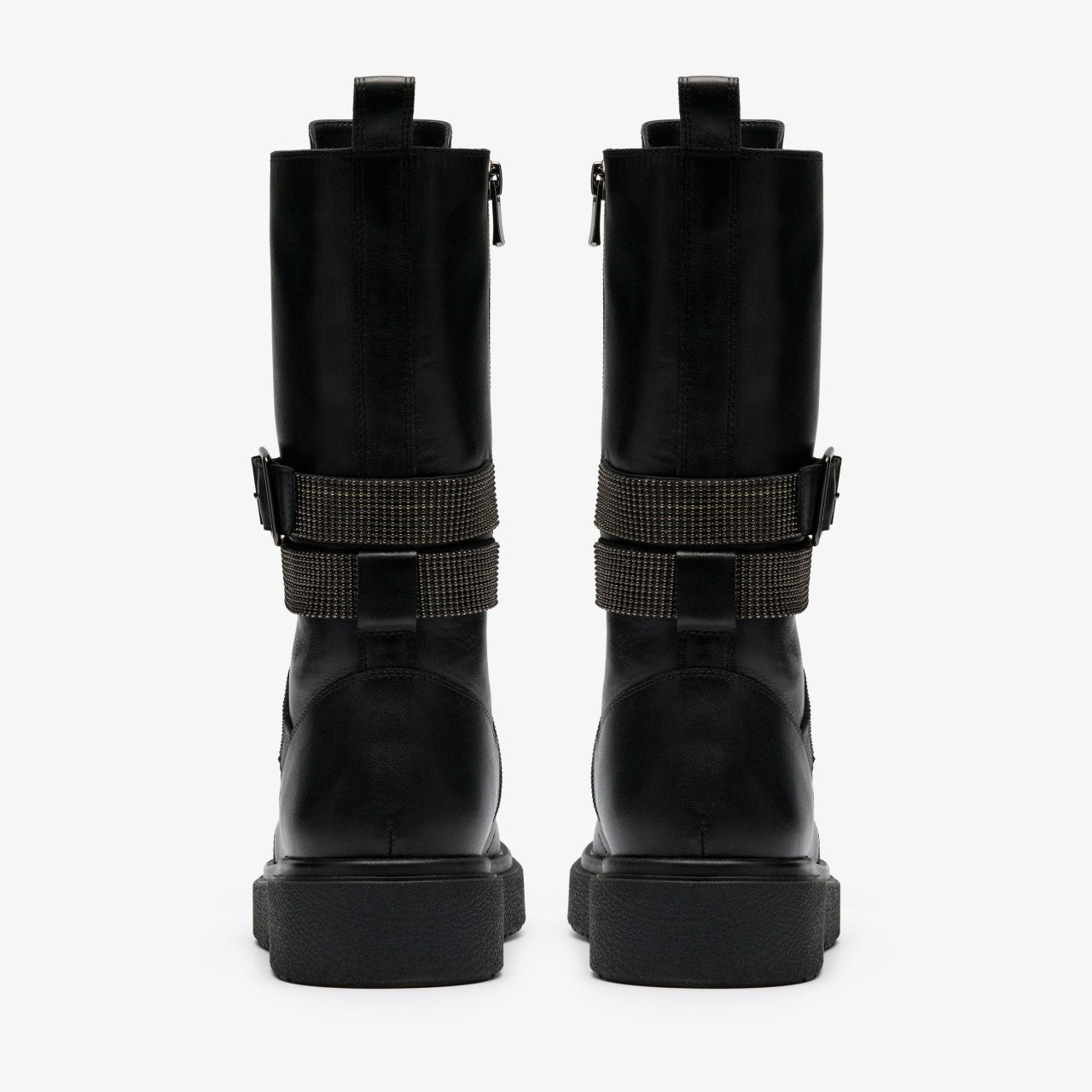 Muster Chain Black Leather