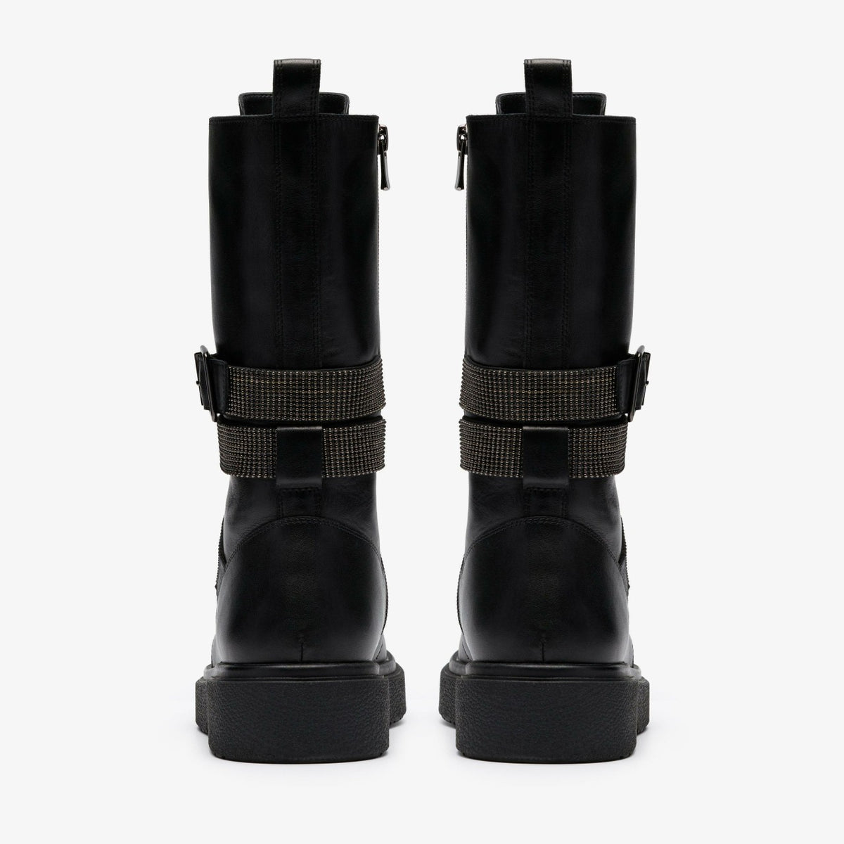 Muster Chain Black Leather