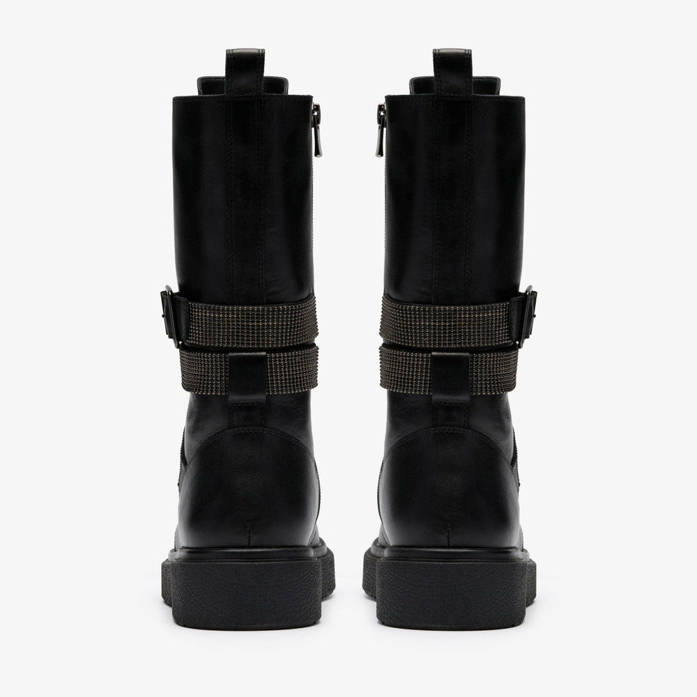 Muster Chain Black Leather
