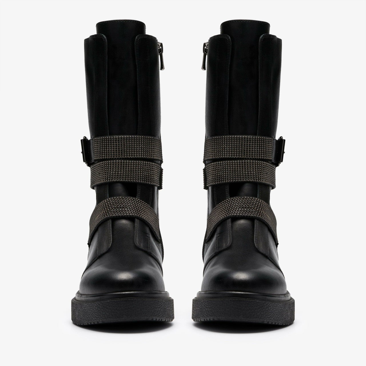 Muster Chain Black Leather