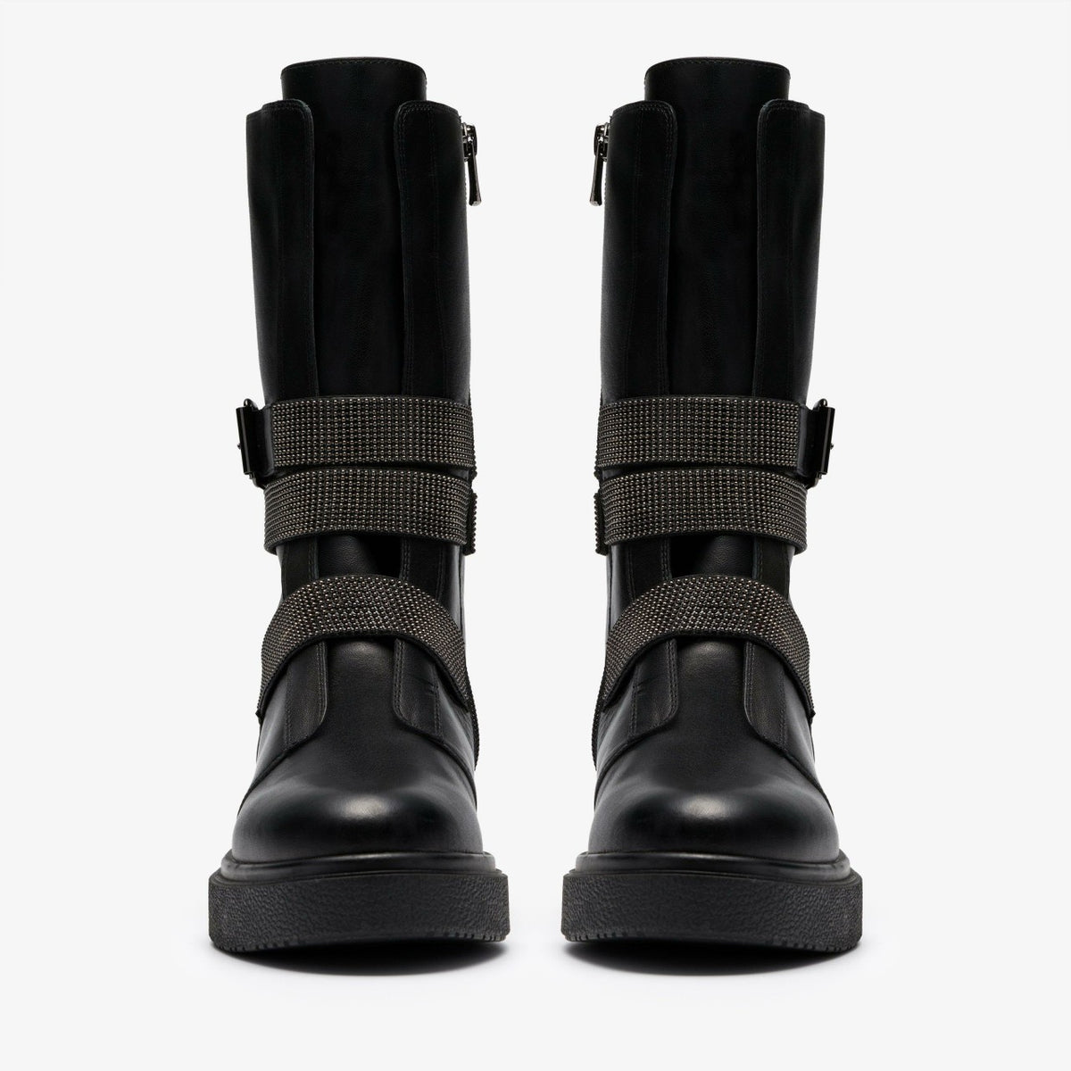 Muster Chain Black Leather