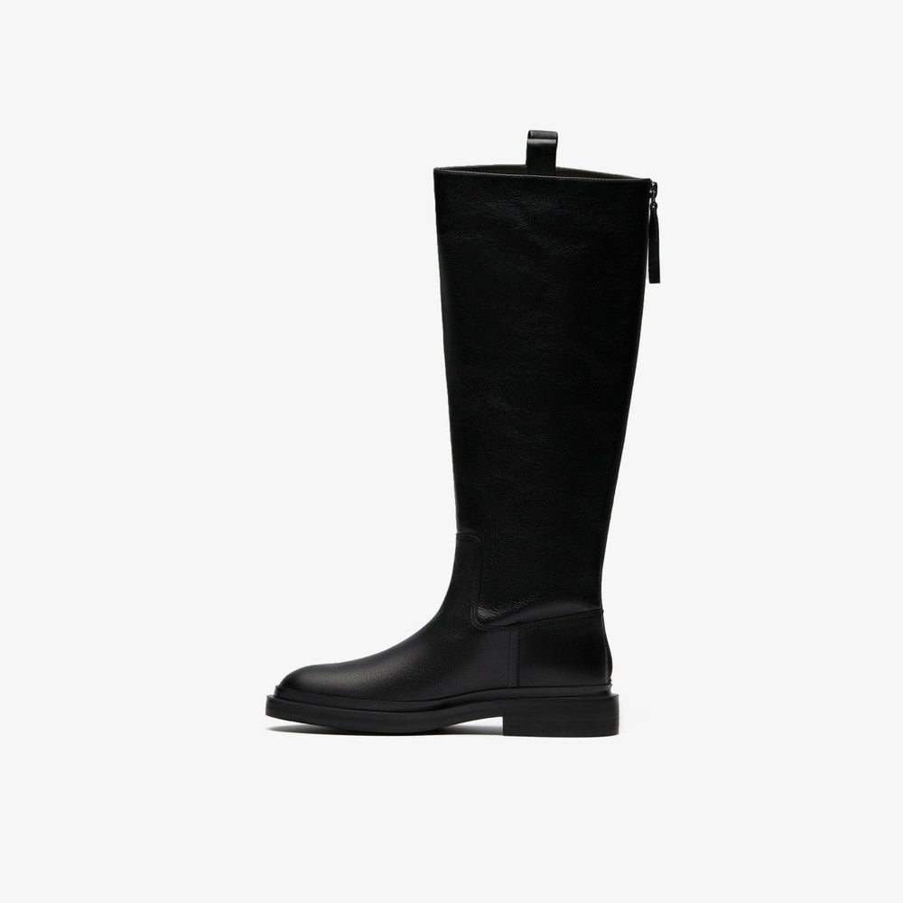 Previa Hi Black Leather