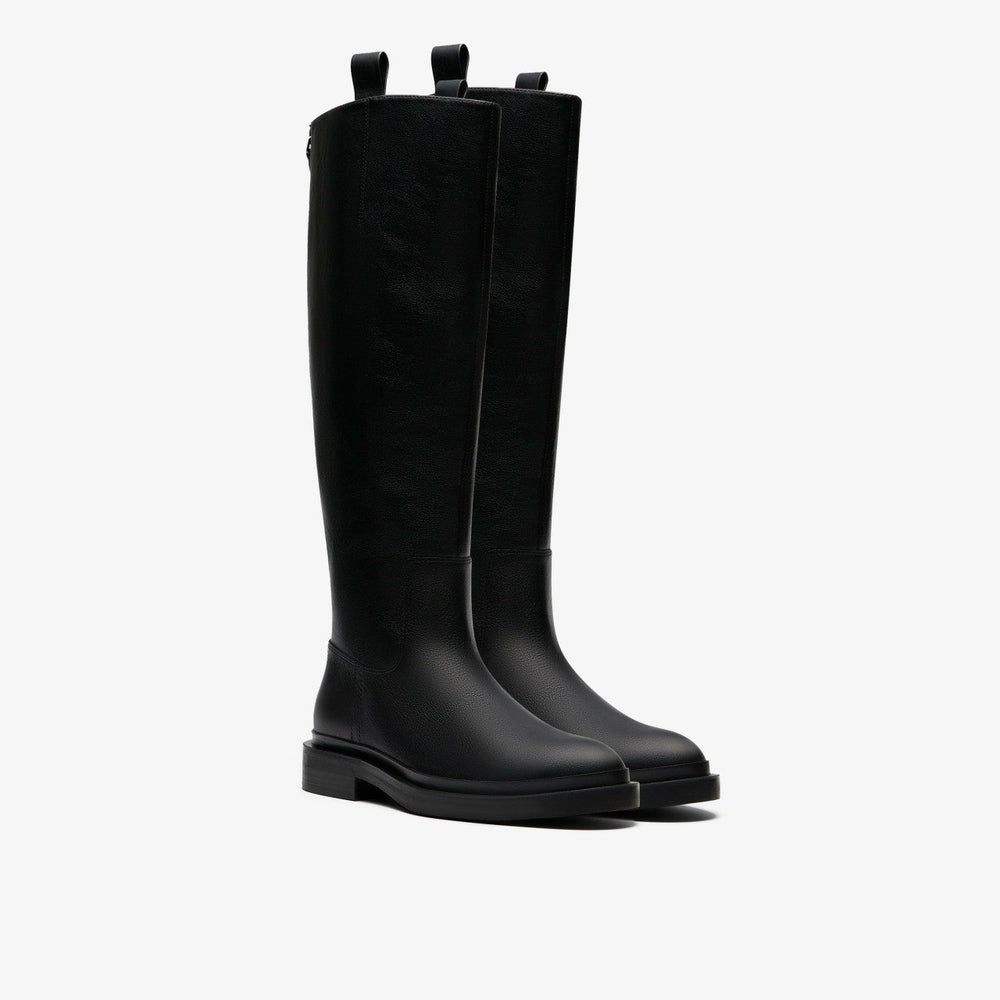 Previa Hi Black Leather