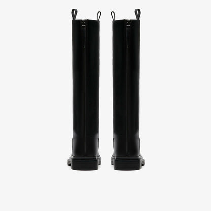 Previa Hi Black Leather