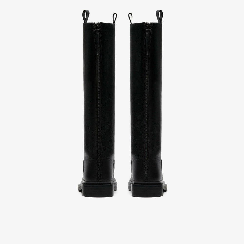 Previa Hi Black Leather