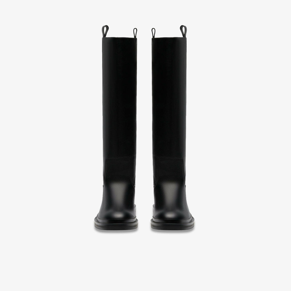 Previa Hi Black Leather