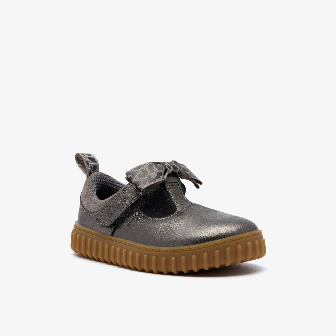 Cove Bow Toddler Silver Metallic