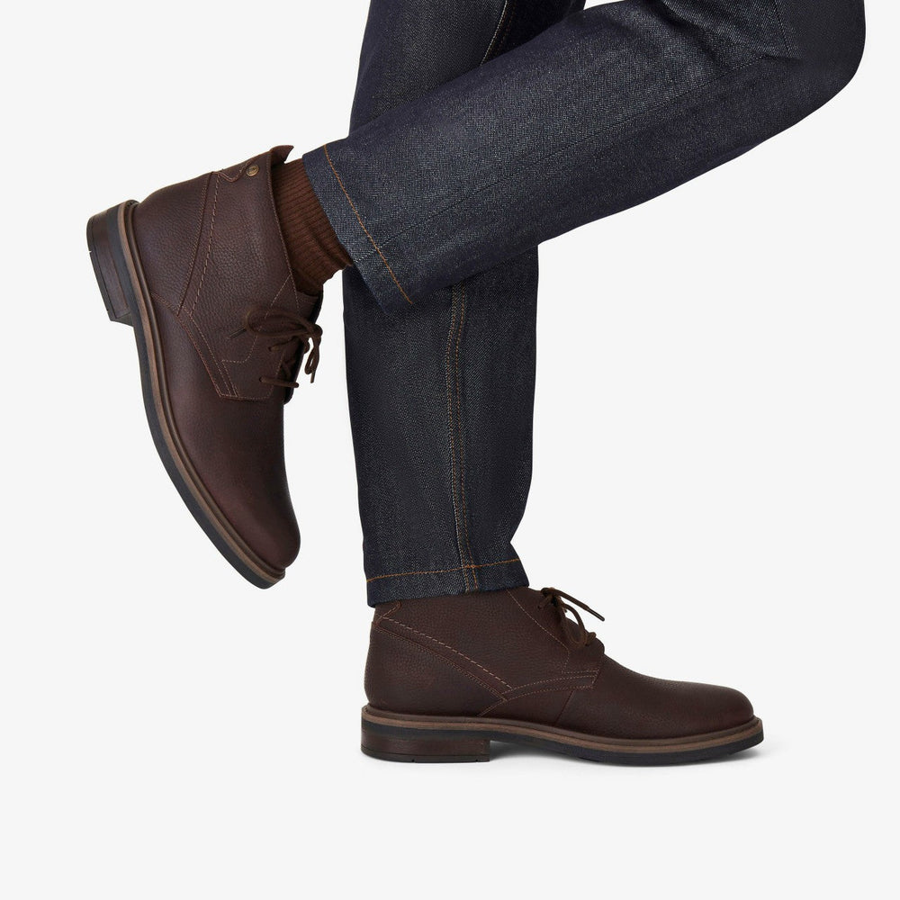 Newford Mid Waterproof Brown Warmlined Leather