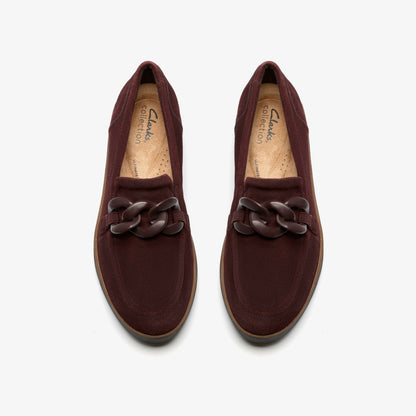 Zylah May Merlot Suede