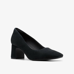 Fernie Court Black Suede
