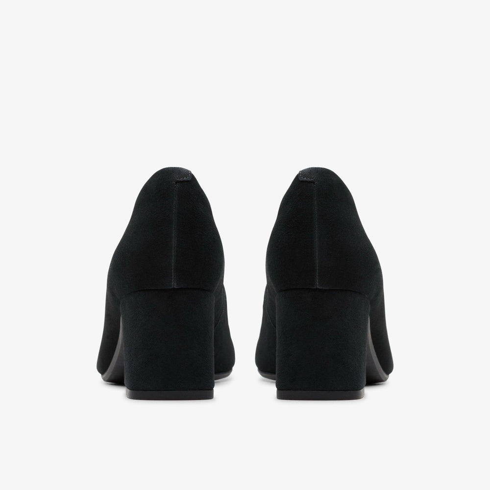 Fernie Court Black Suede