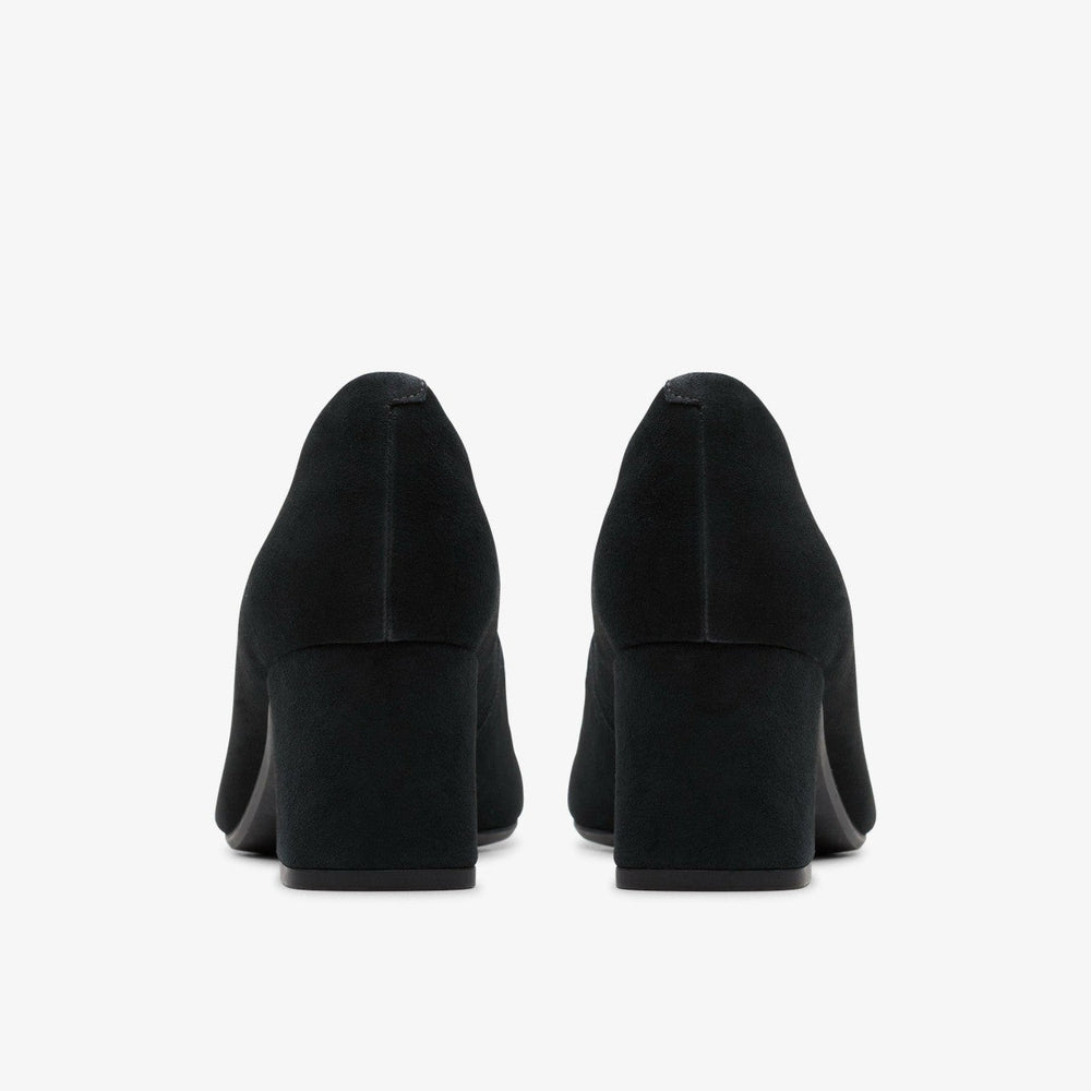 Fernie Court Black Suede