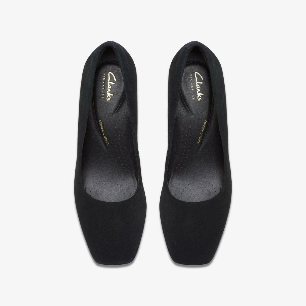 Fernie Court Black Suede