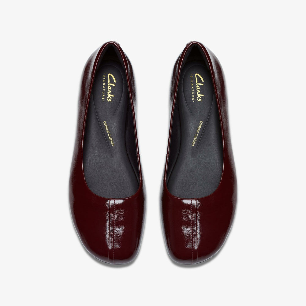 Livia Lily Burgundy Patent