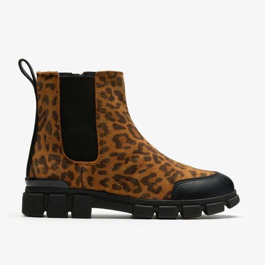 Evyn Chelsea Kid Leopard Print