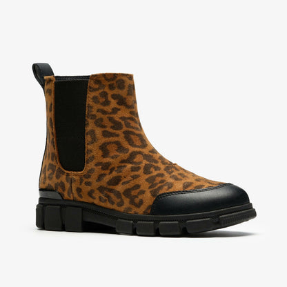 Evyn Chelsea Kid Leopard Print