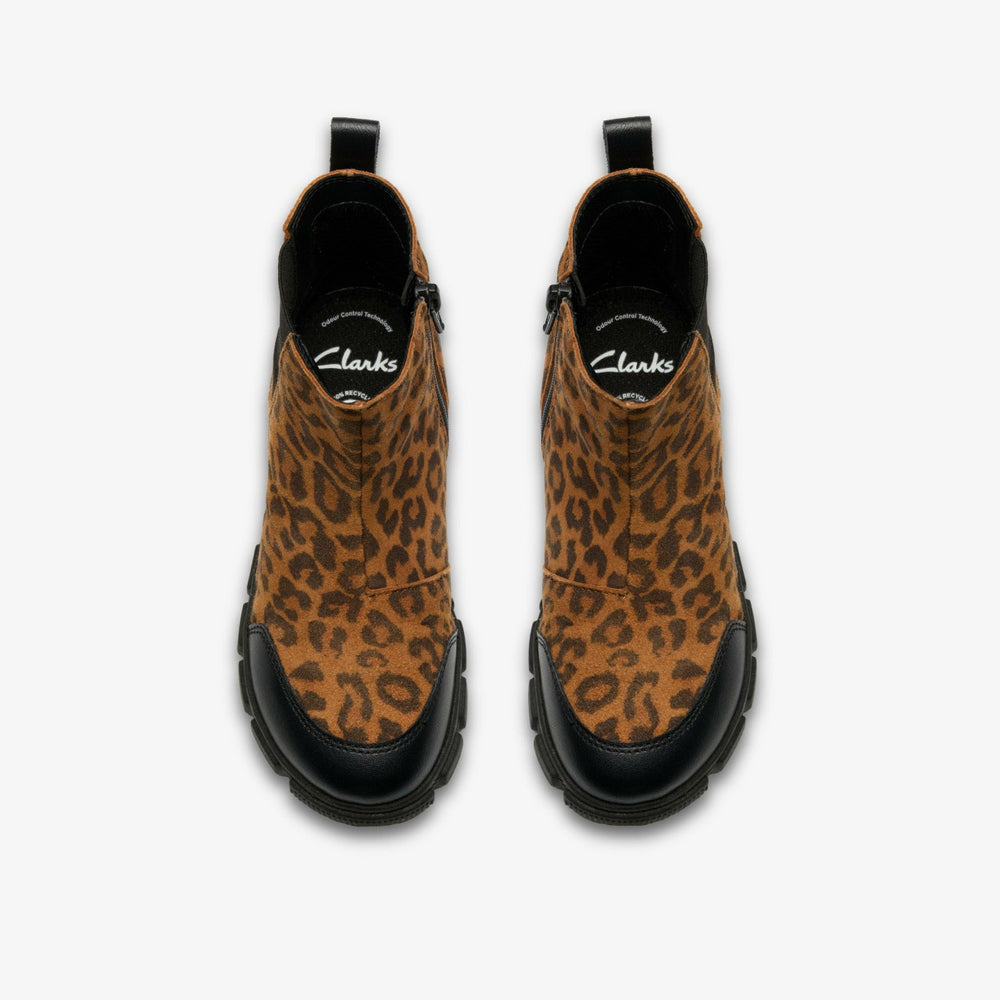 Evyn Chelsea Kid Leopard Print