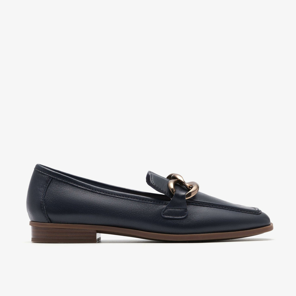 Sarafyna Iris Navy Leather