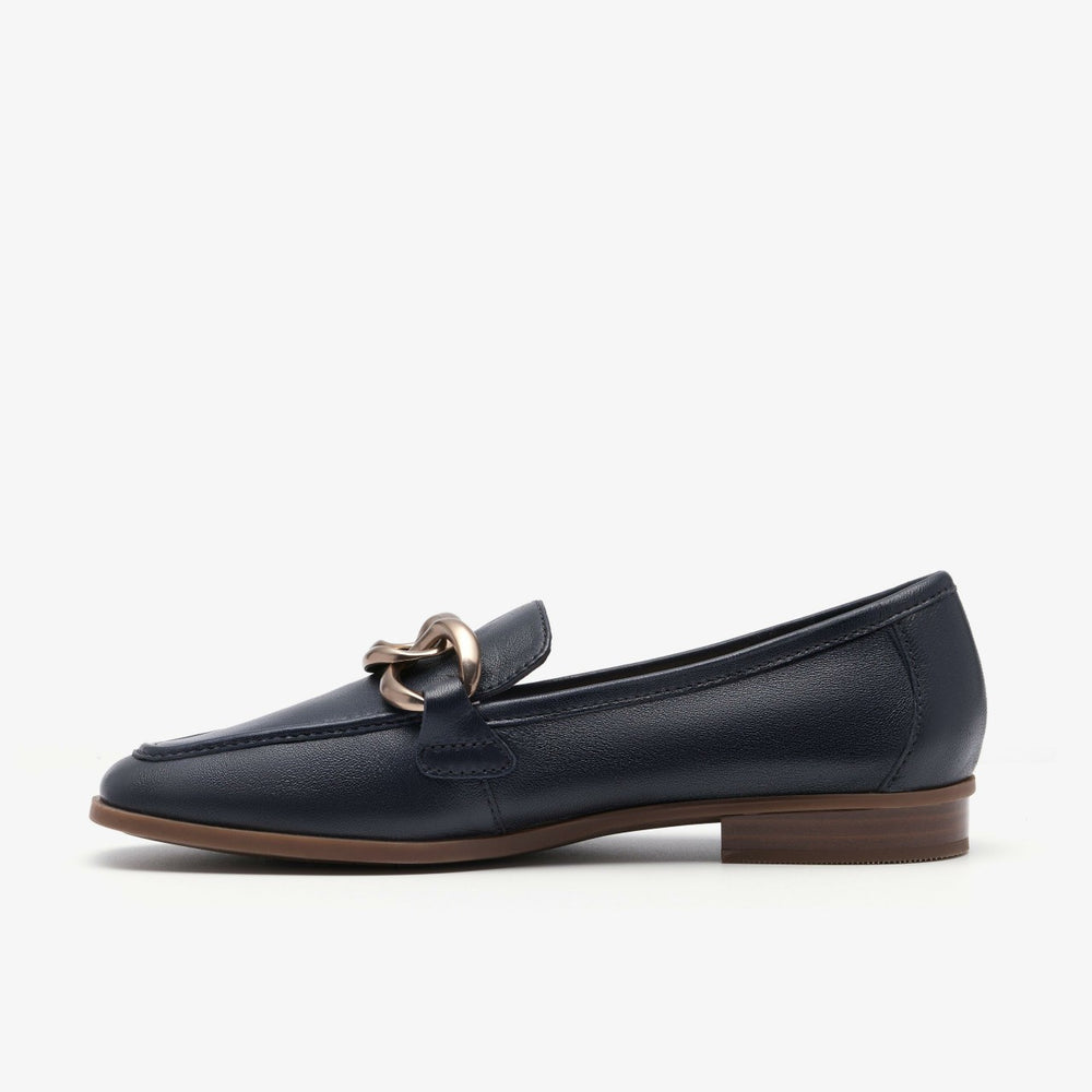 Sarafyna Iris Navy Leather