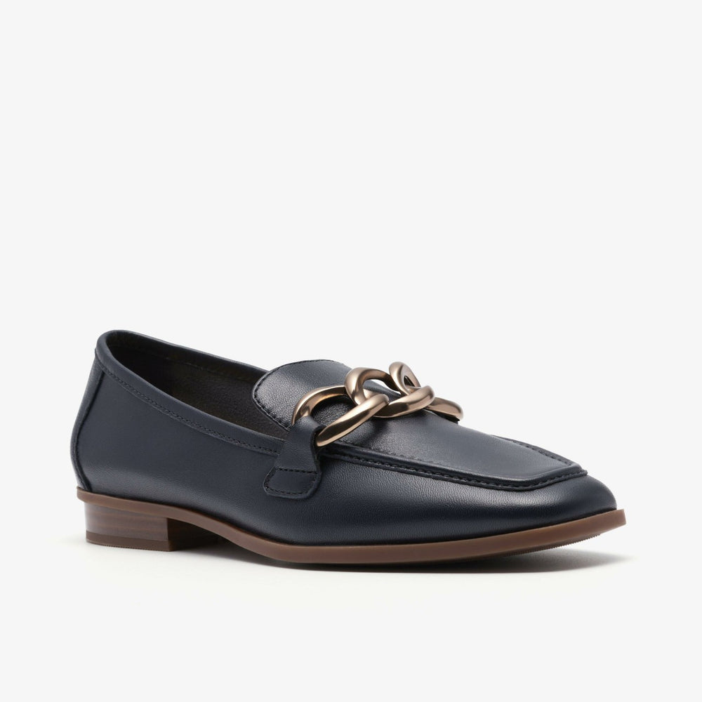 Sarafyna Iris Navy Leather