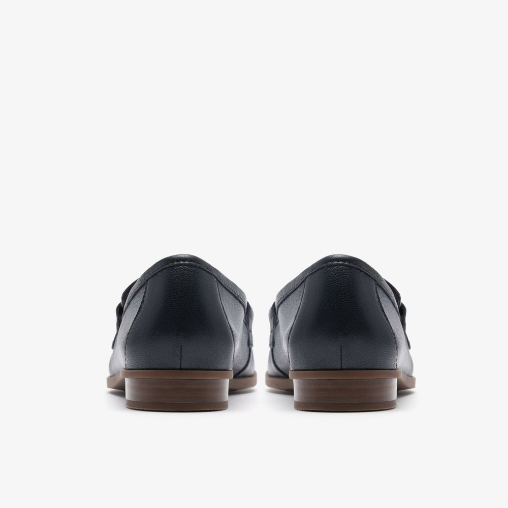 Sarafyna Iris Navy Leather