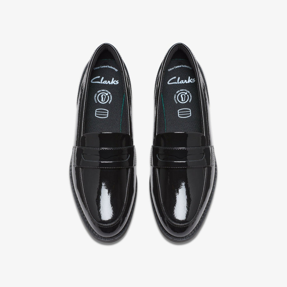 Tapa Edge Youth Black Patent