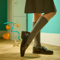 Tapa Edge Youth Black Patent