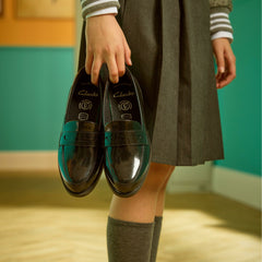 Tapa Edge Youth Black Patent