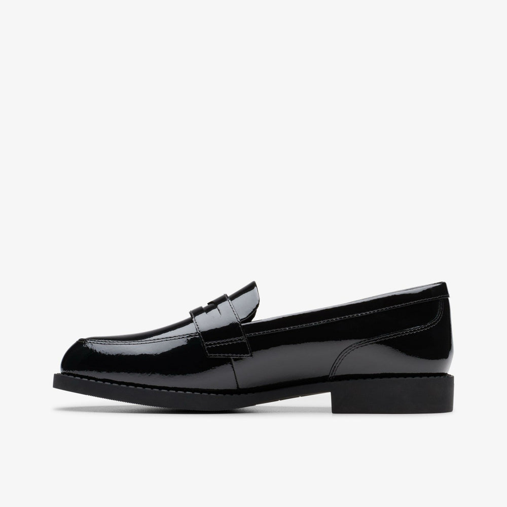 Tapa Edge Youth Black Patent