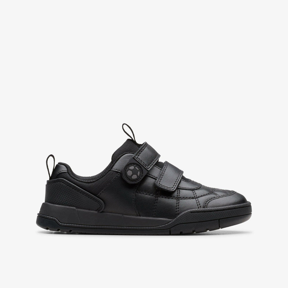 Laser Cross Kid Black Leather