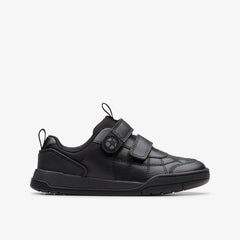 Laser Cross Kid Black Leather