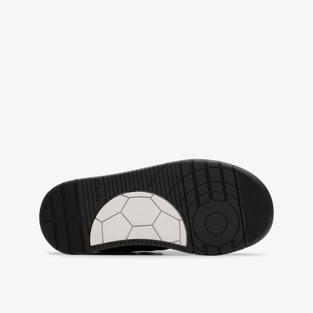 Laser Cross Kid Black Leather